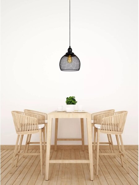Lucide 43404/22/30 - Závěsné svítidlo MESH 1xE27/60W/230V 22 cm