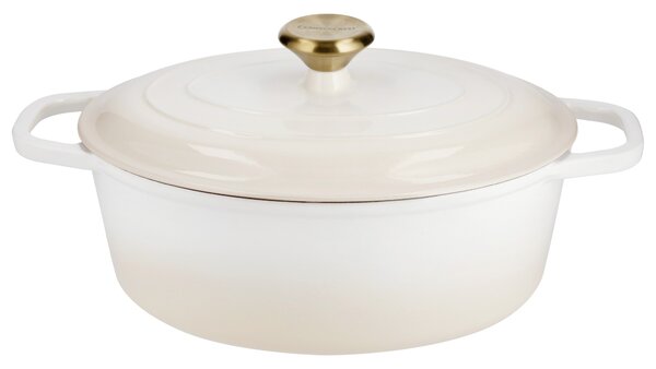 Silvercrest® Litinový hrnec Premium, Ø 29 cm (béžová) (100409655004)
