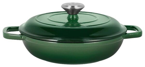 Silvercrest® Litinová servírovací pánev Premium, Ø 25 cm (zelená) (100409708002)
