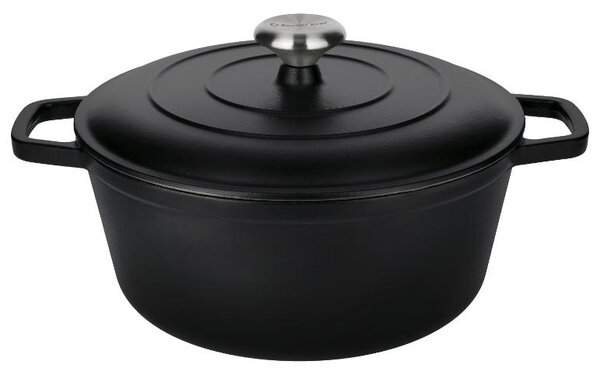 Silvercrest® Litinový hrnec Premium, Ø 28 cm (černá) (100409575001)