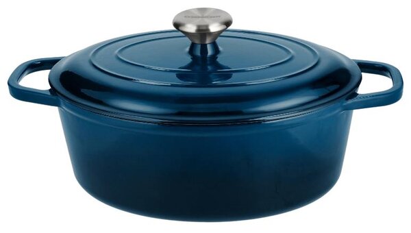 Silvercrest® Litinový hrnec Premium, Ø 29 cm (modrá) (100409655006)