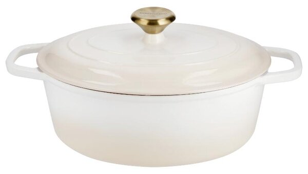 Silvercrest® Litinový hrnec Premium, Ø 29 cm (béžová) (100409655004)