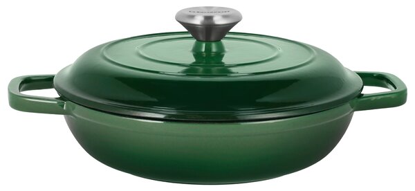 Silvercrest® Litinová servírovací pánev Premium, Ø 25 cm (zelená) (100409708002)