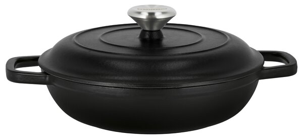 Silvercrest® Litinová servírovací pánev Premium, Ø 25 cm (černá) (100409708001)