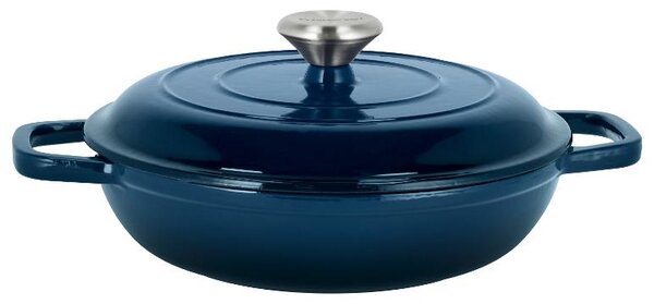 Silvercrest® Litinová servírovací pánev Premium, Ø 25 cm (modrá) (100409708006)
