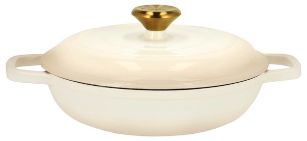 Silvercrest® Litinová servírovací pánev Premium, Ø 25 cm (béžová) (100409708004)
