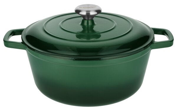 Silvercrest® Litinový hrnec Premium, Ø 28 cm (zelená) (100409575002)
