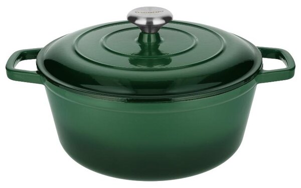 Silvercrest® Litinový hrnec Premium, Ø 28 cm (zelená) (100409575002)