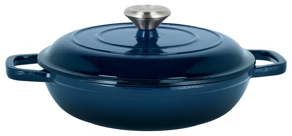 Silvercrest® Litinová servírovací pánev Premium, Ø 25 cm (modrá) (100409708006)
