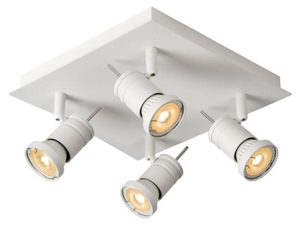 Lucide 17990/19/31 - LED bodové svítidlo TWINNY-LED 4xGU10/4,5W/230V bílé 25cm