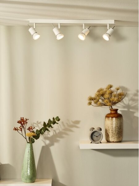 Lucide 17990/20/31 - LED bodové svítidlo TWINNY-LED 4xGU10/4,5W/230V bílé 63 cm