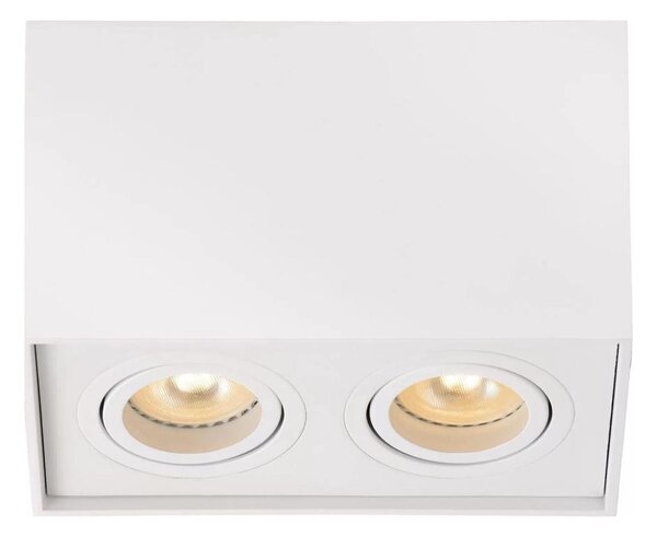 Lucide 22953/02/31 - Bodové svítidlo TUBE 2xGU10/50W/230V bílá
