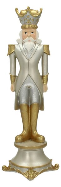 Figurka Louskáčka 42cm silver