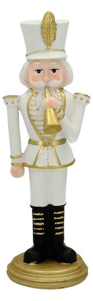 Figurka Louskáček 31cm white