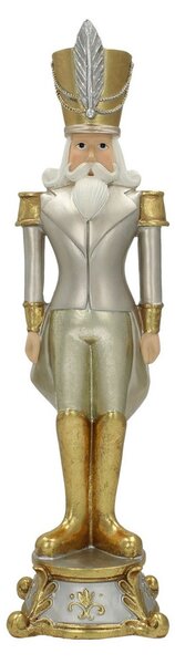 Figurka Louskáčka 42cm silver gold