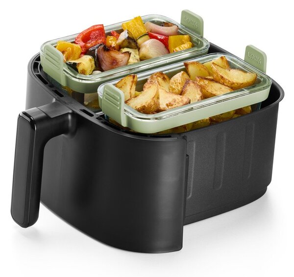 Skleněné formy do horkovzdušné fritézy v sadě 2 ks 20x9,5 cm – Lékué