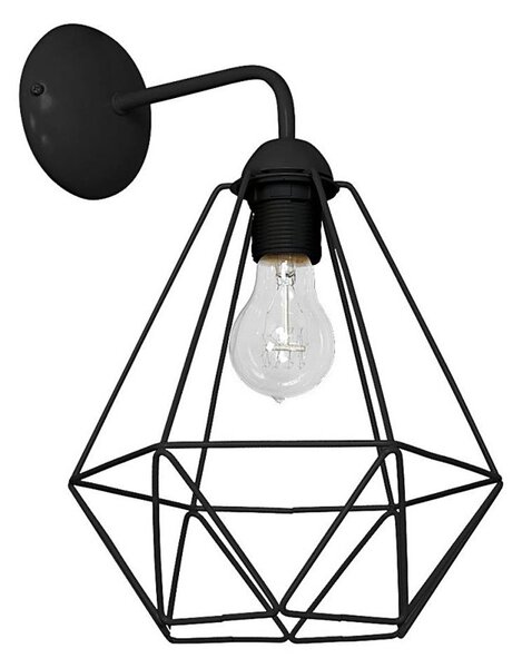 Nástěnné svítidlo BASKET 1xE27/60W/230V černá