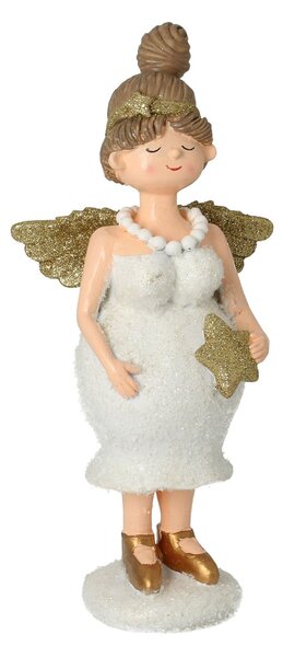 Figurka Angel Star 30 cm gold