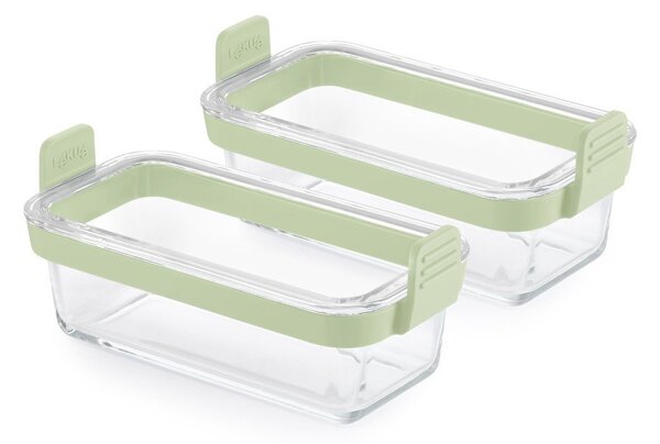 Skleněné formy do horkovzdušné fritézy v sadě 2 ks 20x9,5 cm – Lékué