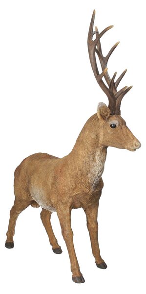 Figurka Deer 56x20x69 cm brown