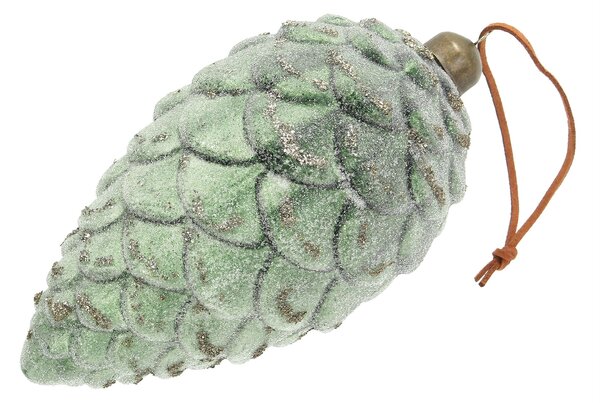 Vánoční ozdoba Frosted Pinecone 18 cm