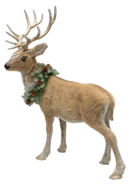 Figurka Winter Deer 60x35x77 cm