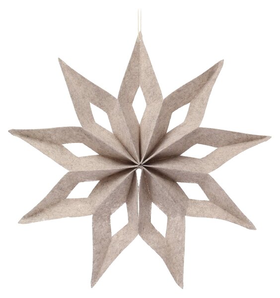 Vánoční ozdoba Nivalis I beige 50 cm