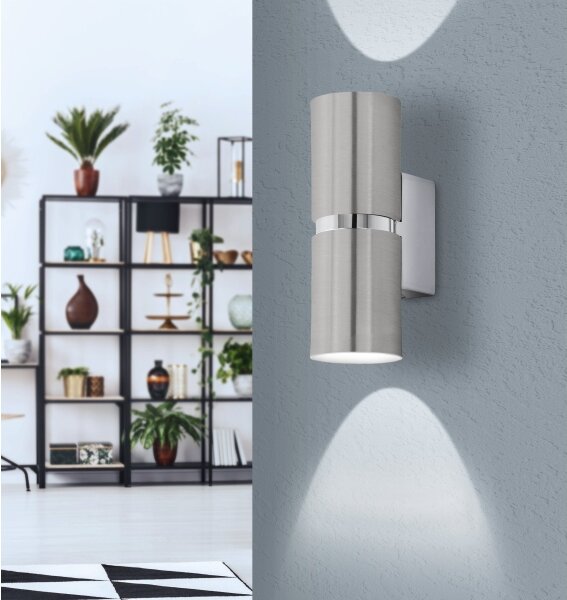 Eglo 96261 - LED Nástěnné svítidlo PASSA 2xGU10/3.3W/230V kulaté