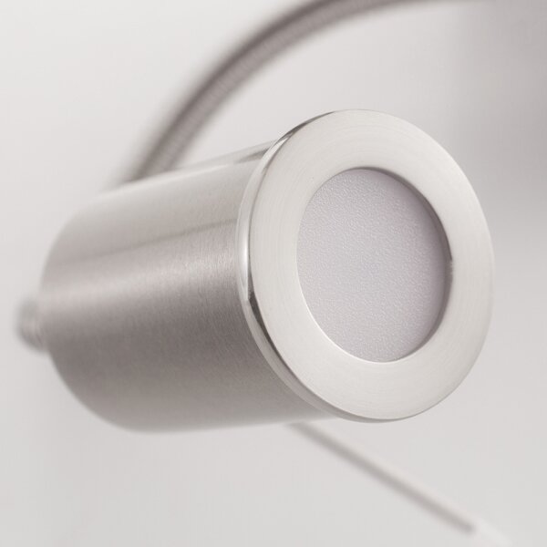 Eglo 96477 - LED Flexibilní svítidlo PASTERI 1xE27/40W+LED/3,8W bílá
