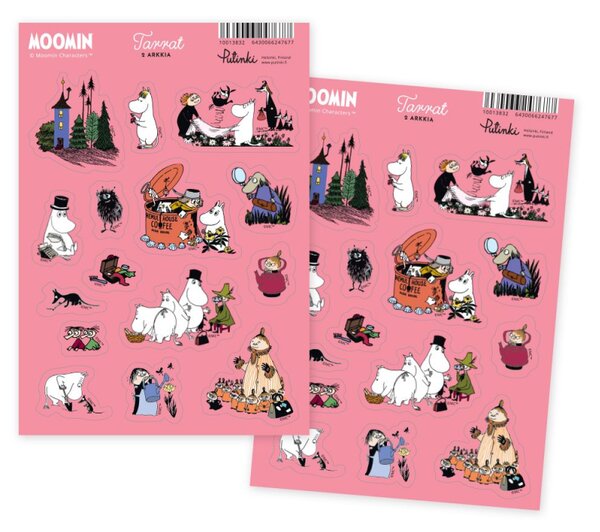 Putinki Set samolepek Moominvalley, 2 archy
