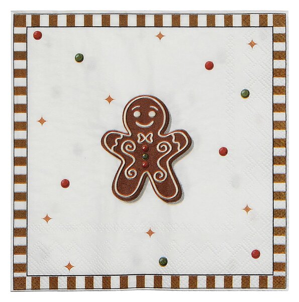 Vánoční ubrousky Cookie I 20 szt