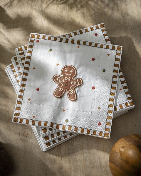 Vánoční ubrousky Cookie I 20 szt