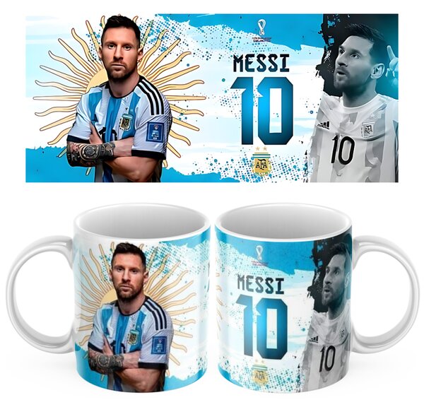 Keramický hrníček Messi Argentina 450ml