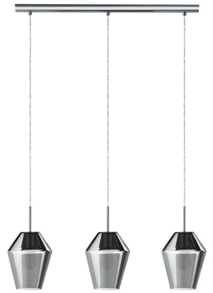 Eglo 96774 - Lustr na lanku MURMILLO 3xE27/28W/230V