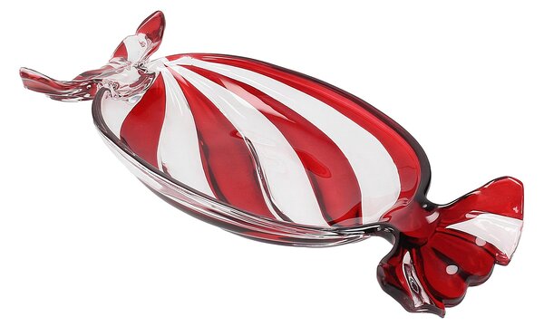 Skleněná miska Candy 34x15x4 cm