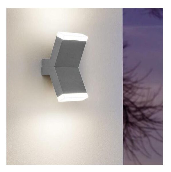 Eglo 96706 - LED Nástěnné svítidlo CANTZO 2xLED/4W/230V šedá