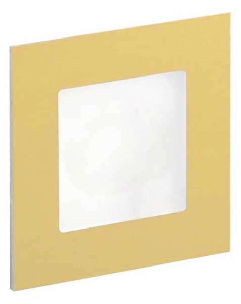 LDST AN-01-SZ-BC9 - LED schodišťové svítidlo ANGEL 9xLED/1,2W/230V zlatá 3500K