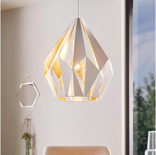 Eglo 49932 - Závěsné svítidlo CARLTON 1 1xE27/60W/230V