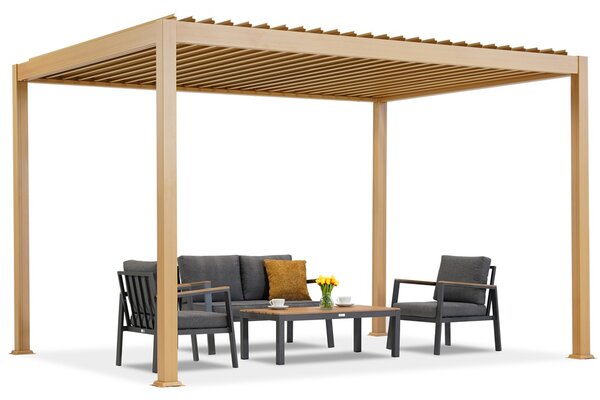 Lagos 3x4 dřevěná volně stojící terasová pergola Garden Point