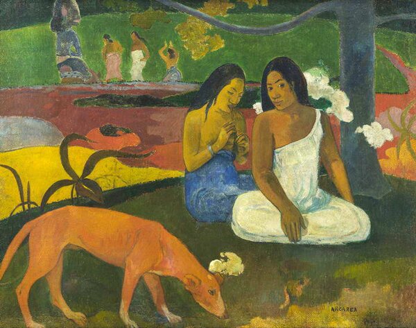 Karlovarský porcelán Hrnek EVA Paul Gauguin - čevený pes 320 ml Počet kusů: 1 ks