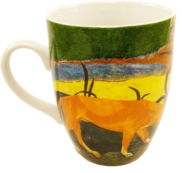 Karlovarský porcelán Hrnek EVA Paul Gauguin - čevený pes 320 ml Počet kusů: 1 ks