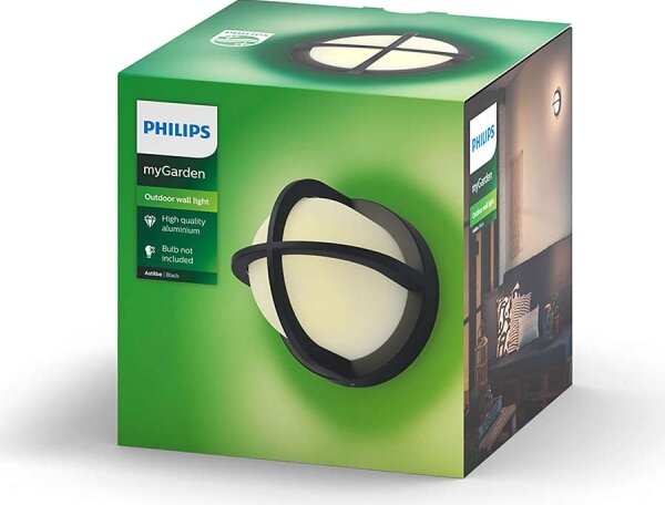 Philips 17380/30/PN - Venkovní nástěnné svítidlo MYGARDEN ASTILBE 1xE27/42W/230V IP44