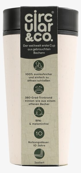 RCup Cream and Black 340 ml