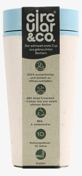 RCup Cream and Blue 340 ml