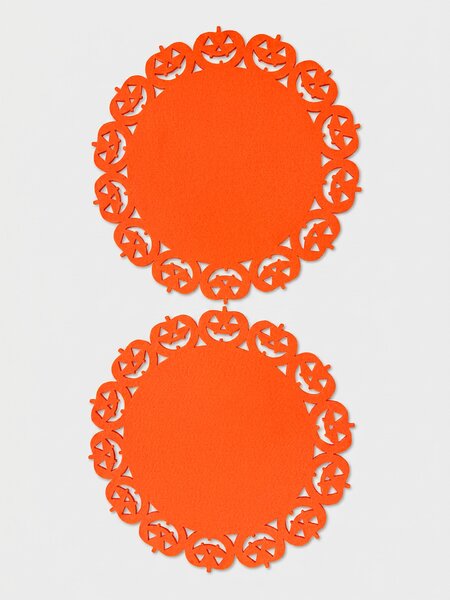 Sinsay - Prostírání ve tvaru dýně 2 pack - oranžová