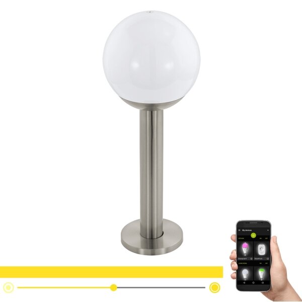 Eglo 97248 - LED Stmívatelná venkovní lampa NISIA-C 1xE27/9W/230V 525 mm IP44