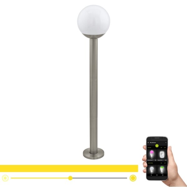 Eglo 97249 - LED Stmívatelná venkovní lampa NISIA-C 1xE27/9W/230V 980 mm IP44