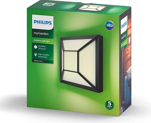 Philips 17393/30/P0 - LED Venkovní nástěnné svítidlo DROSERA LED/12W IP44