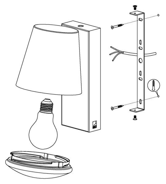 Eglo 97482 - LED Stmívatelné venkovní svítidlo CALDIERO-C 1xE27/9W/230V IP44