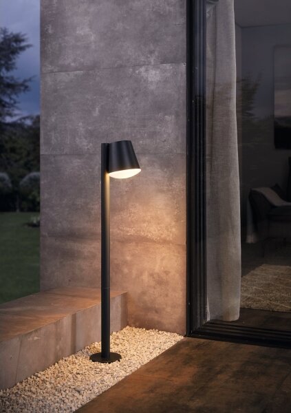 Eglo 33561 - LED Stm. venkovní lampa CALDIERO-C 1xE27/9W/230V IP44 antracit